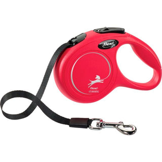 Flexi Classic Retractable Tape Lead Red