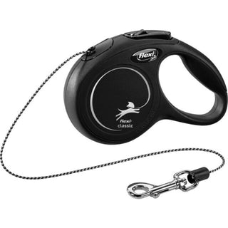 Flexi Classic Retractable Cord Lead Black