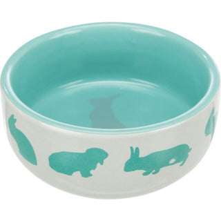 Trixie Ceramic Bowl With Rabbit Motif