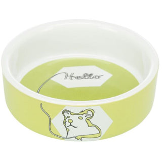 Trixie Ceramic Bowl With Hamster Motif