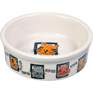 Trixie Ceramic Cat Bowl With Motif
