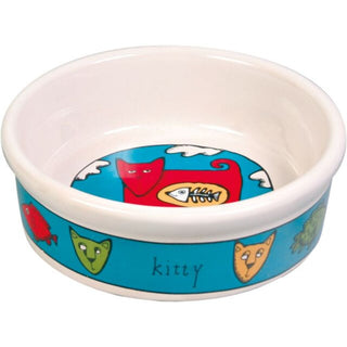 Trixie Ceramic Cat Bowl With Motif
