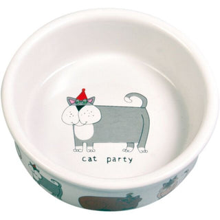 Trixie Ceramic Cat Bowl With Motif
