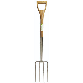 Country UF Stainless Steel Digging Fork Ash Handle