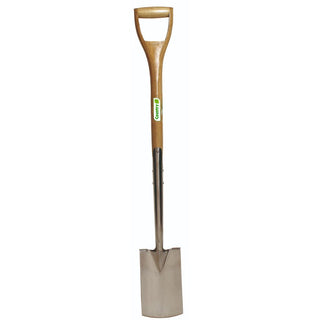 Country UF Ash Stainless Steel Border Spade FYD Ash Handle