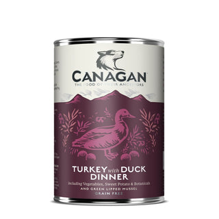 Canagan Dog Food Can Turkey & Duck Dinner