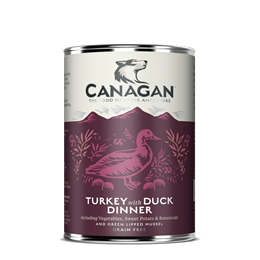 Canagan Dog Food Can Turkey & Duck Dinner