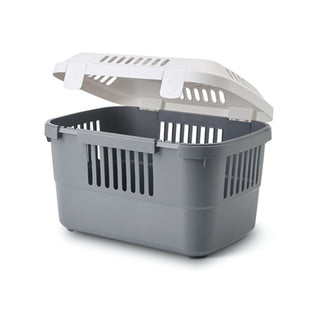 Discovery 1 Pet Carrier White & Grey