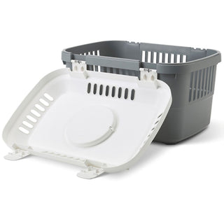 Discovery 1 Pet Carrier White & Grey