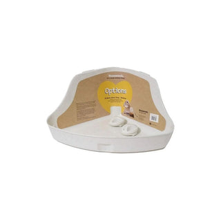 Rosewood Options Hi-Back Corner Litter Tray