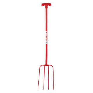 Red Gorilla All Steel Four Prong Long Manure Fork