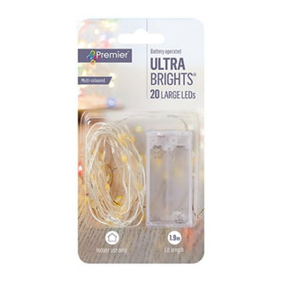 Premier 20 Indoor Ultrabright Lights - Battery Operated
