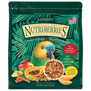 Nutri-Berries Tropical Fruit Parrot Food