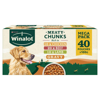 Winalot Pouch Meaty Chunks in Gravy