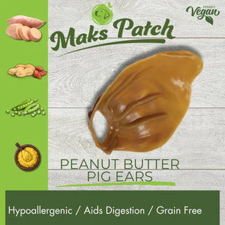 Veggie Dog Treats Pigs Ears Natural Smoked