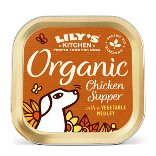 Lily's Kitchen Organic Tray Chicken Supper For Dogs