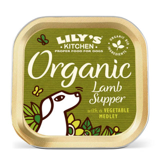 Lily's Kitchen Organic Tray Lamb Supper For Dogs