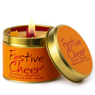 Lily Scented Tin Candle - Festive Cheer