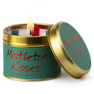 Lily Scented Tin Candle - Mistletoe Kisses