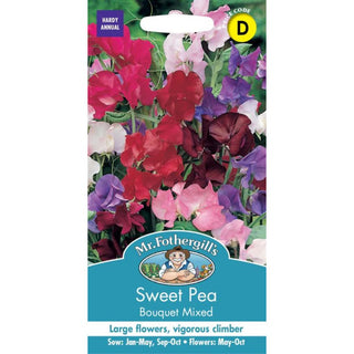Mr Fothergills Sweet Pea Bouquet Mixed