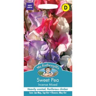 Mr Fothergills Sweet Pea Incense Mixed