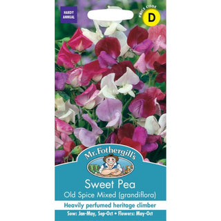 Mr Fothergills Sweet Pea Old Spice Mixed (grandiflora)
