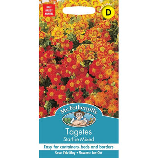 Mr Fothergills Tagetes Starfire Mixed