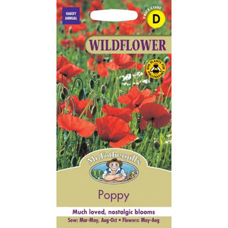 Mr Fothergills Wildflower Garden Wf Poppy