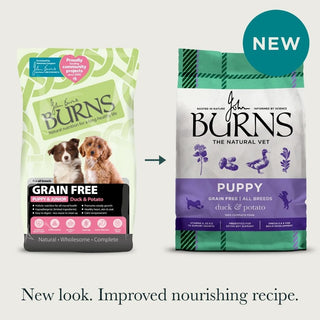 Burns Puppy Free From With Duck & Potato
