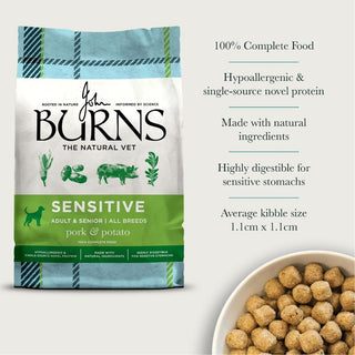 Burns Sensitive With Pork & Potato