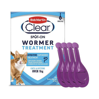 Bob Martin Clear Wormer Spot On For Cats