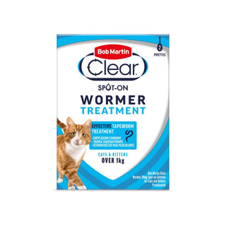 Bob Martin Clear Wormer Spot On For Cats