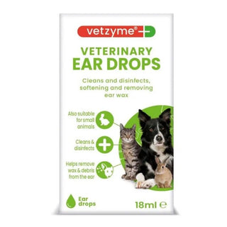 Vetzyme Ear Drops & Cleanser For Pets