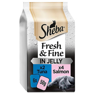 Sheba Fresh Choice Cat Pouch Fish Collection In Jelly