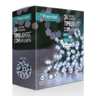 Premier 24 Multi Action Battery Operated LEDs With Timer