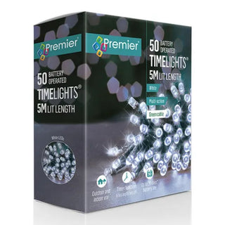 Premier 50 Multi Action Battery Operated LEDs Lights With Timer