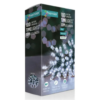 Premier 100 Multi Action Battery Operated LEDs Lights With Timer