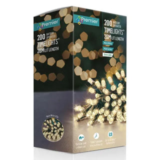 Premier 200 Multi Action Battery Operated LEDs With Timer
