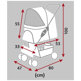 4 - Wheel Stroller For Dogs