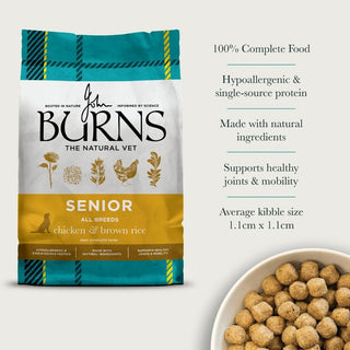Burns Senior Chicken & Brown Rice