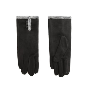 Gloves - 3  Buttons Black