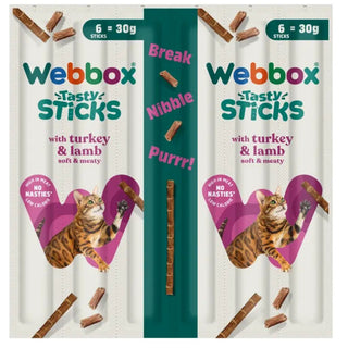 Webbox Cat Sticks Turkey