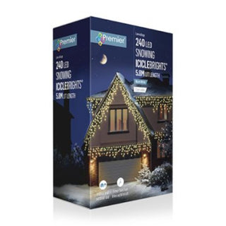 Premier 240 LED Snowing Icicle Lights