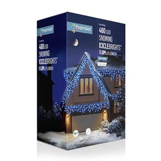 Premier 480 LED Snowing Icicle Lights