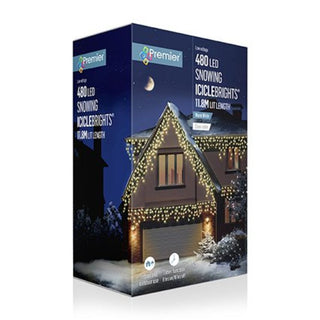 Premier 480 LED Snowing Icicle Lights