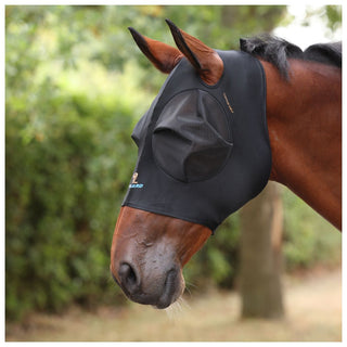 FlyGuard Pro Stretch Fly Mask with Ear Holes