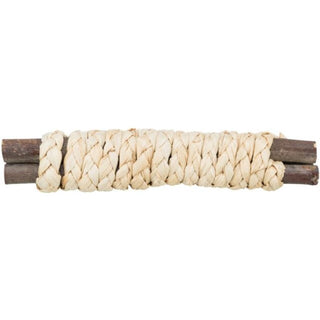 Trixie Small Animal Wood with Straw Toy