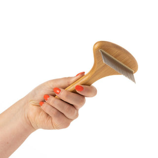 Mikki Bamboo Anti-tangle Rake - Medium