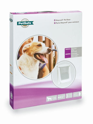 Staywell No. 760 Large Dog Door & Lock Panel White