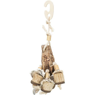 Trixie Natural Toy, Mahogany Pod/Sea Shells